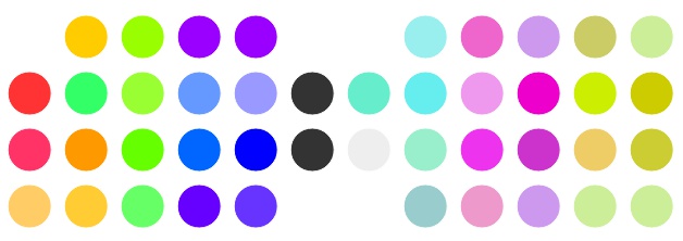 Variante der Kopfgrafik mit Punkten statt Dreiecken als Symbol • Bildschirmfoto 11.09.2012